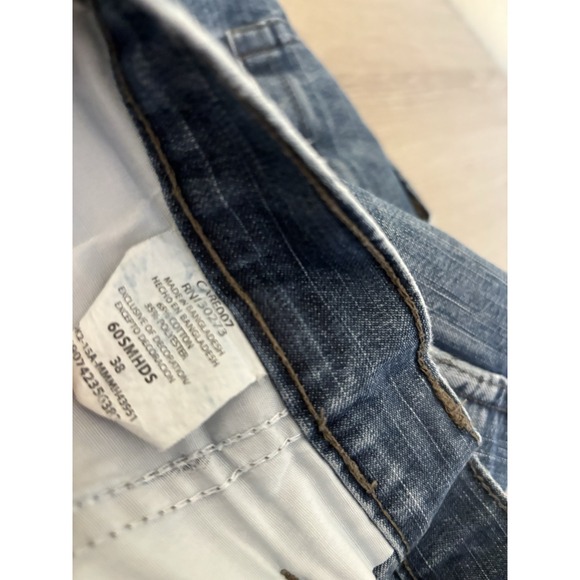 Wrangler Mens Denim Cargo Shorts 38 Outdoor Utility Gorpcore Camping Utility - Picture 6 of 10